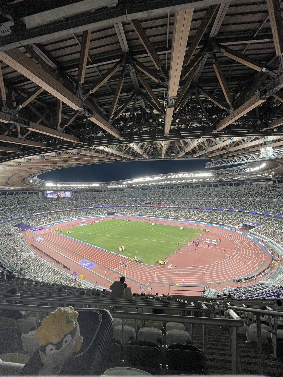 tomozo0606's tweet photo. 9/18 #世界陸上東京2025  
9/17に続き、3回目の臨場
小学4年生から高校卒業までの #陸上競技 経験者にとって、本当に最高の体験でした！一生の思い出です！
#コウペンちゃん https://t.co/FvbUlYyIC8