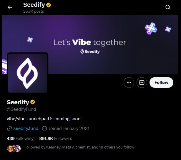 Breaking news from <a href="/SeedifyFund/">Seedify</a> 
The creator of $VIBECODER is also the founder of $Seedify which at current price of $0.45 and hit $350M MC  

Let that sink in! This new 1 day old coin VIBECODER is currently sitting at $700k MC. 

CA: 7PzU4m13VqkdgWcserfBdxX4cAPQXaZuFNuKarnT1deV