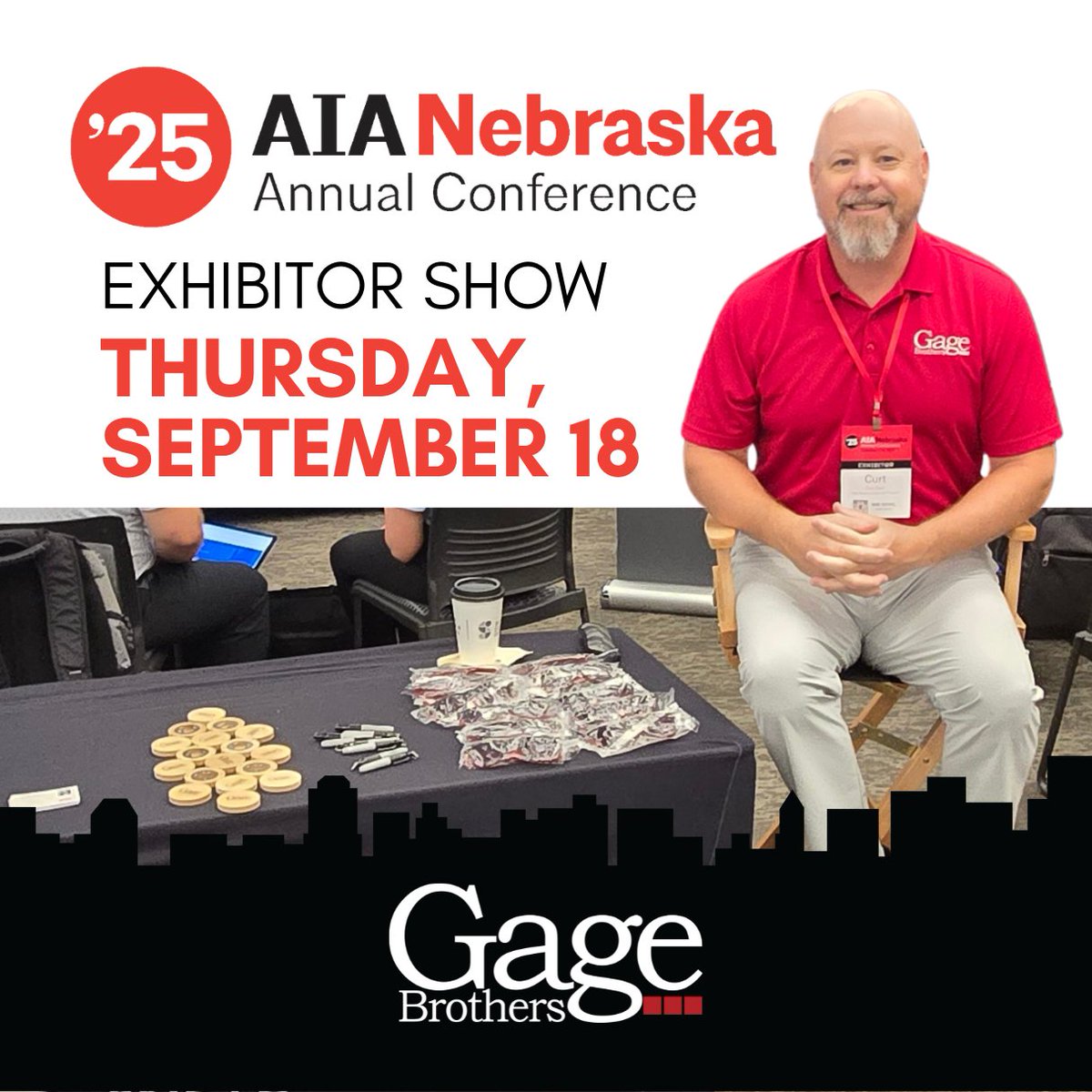 GageBrothers's tweet image. The exhibitor show is open! Curt Gear is set up at the Gage Brothers booth at the 2025 @AIANebraska Annual Conference. Stop by and let’s talk precast solutions.
Event info: hubs.la/Q03JXL5r0
#AIAConference #PrecastConcrete #ArchitectureCommunity