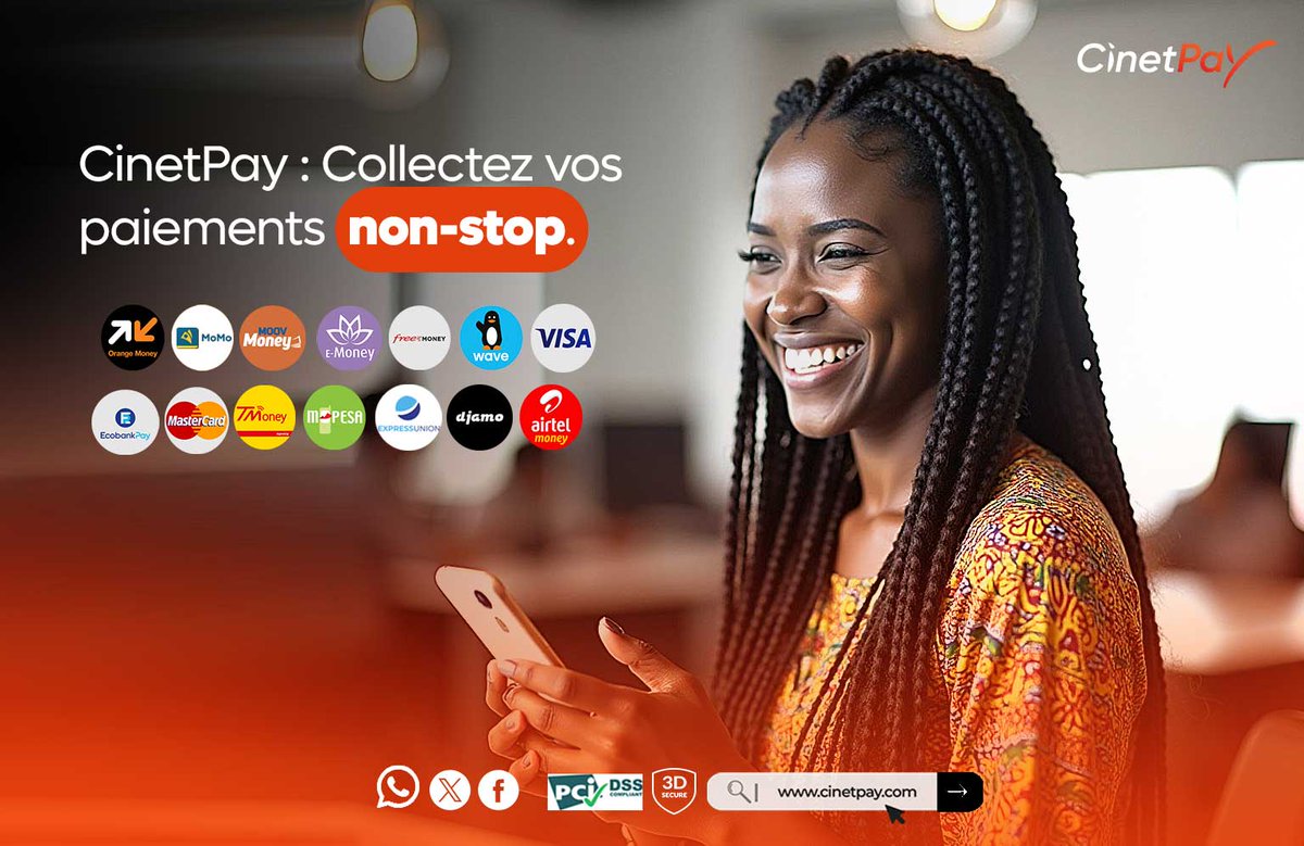 Prêt à faire passer votre entreprise au niveau supérieur ? Rendez vos paiements aussi ambitieux que vos rêves.

Contactez-nous bit.ly/4mWCmCD#CinetP… #PaiementEnLigne