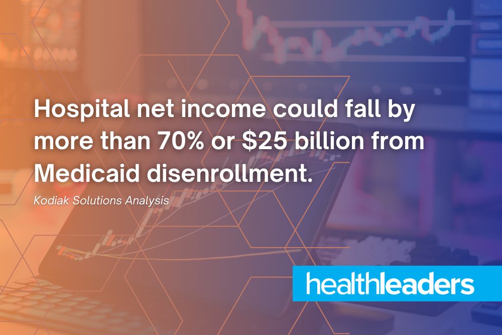 HealthLeaders's tweet image. The One Big Beautiful Bill Act (#OBBBA) is causing a seismic shift for #healthcare #CFOs, who are confronting a more sobering number: A potential $25 billion annual drop in net #revenue, according to a new benchmarking #study by Kodiak Solutions: healthleadersmedia.com/cfo/new-study-…