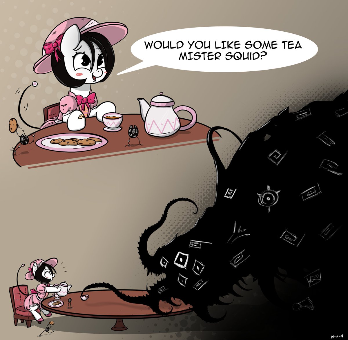 strangefilly got strange friends but fillies'pastimes. strangefilly belong to <a href="/ShouldBDrawing/">ShouldBeDrawing</a>