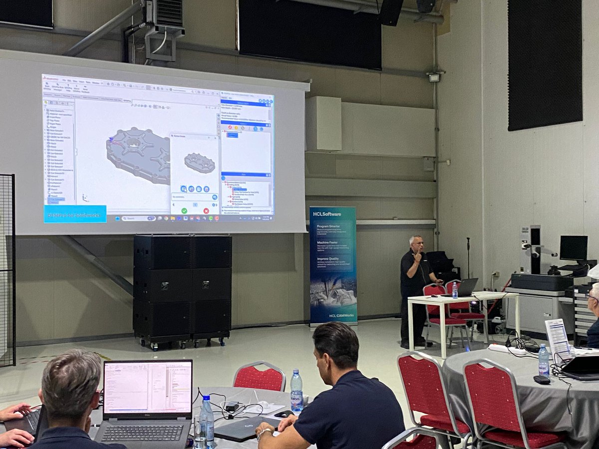 CAMWorks's tweet image. Super engaging and insightful sessions during the 2nd day of the Annual Sales Partner Meet at #Launchpad2025-EMEA. The energy is electric, and we&apos;re pumped up for success!