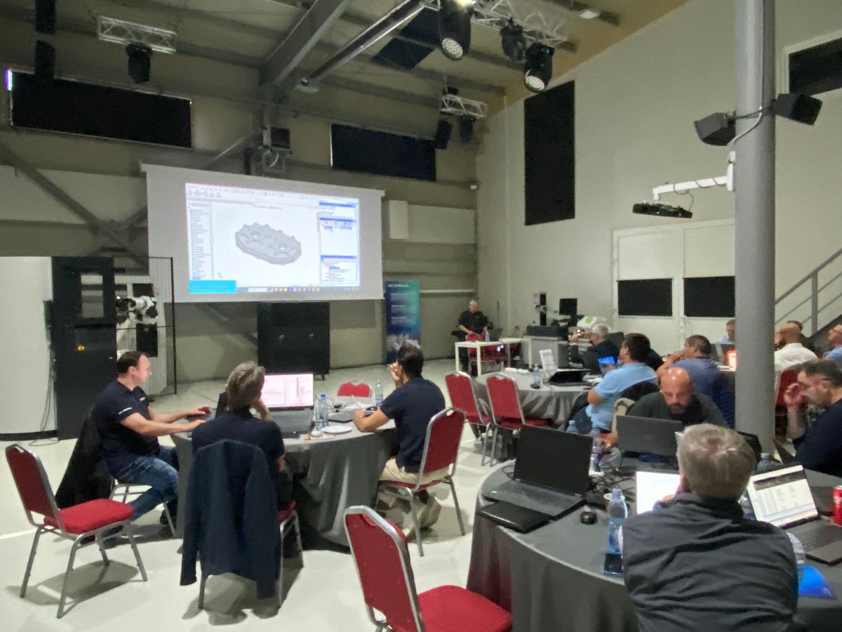 CAMWorks's tweet image. Super engaging and insightful sessions during the 2nd day of the Annual Sales Partner Meet at #Launchpad2025-EMEA. The energy is electric, and we&apos;re pumped up for success!