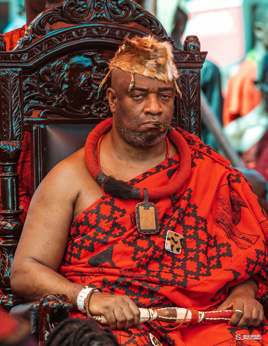 The most powerful king I have ever witnessed. Long live the King of Ghana👑🇬🇭