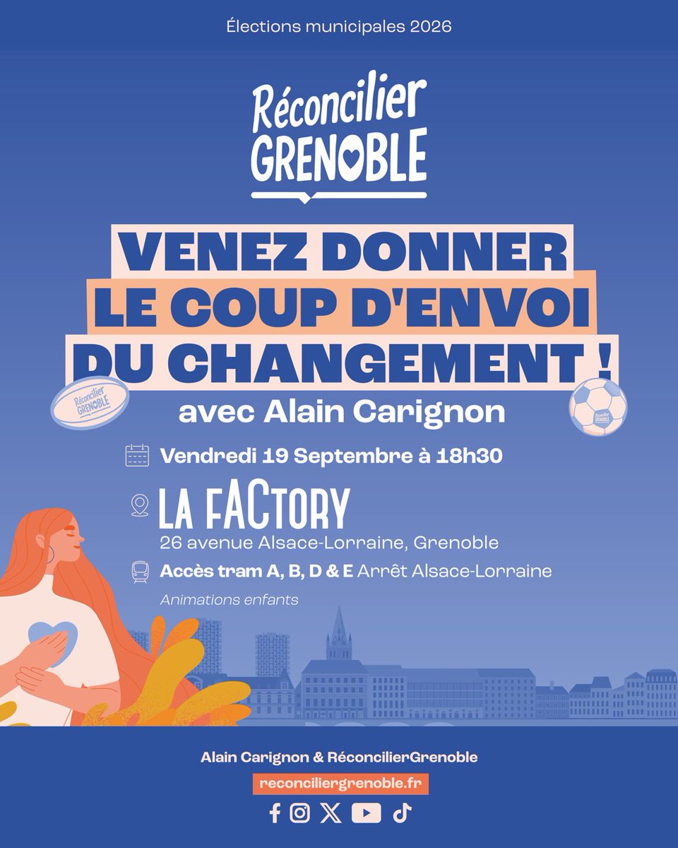 Demain venez nombreux soutenir Alain CARIGNON et son équipe !