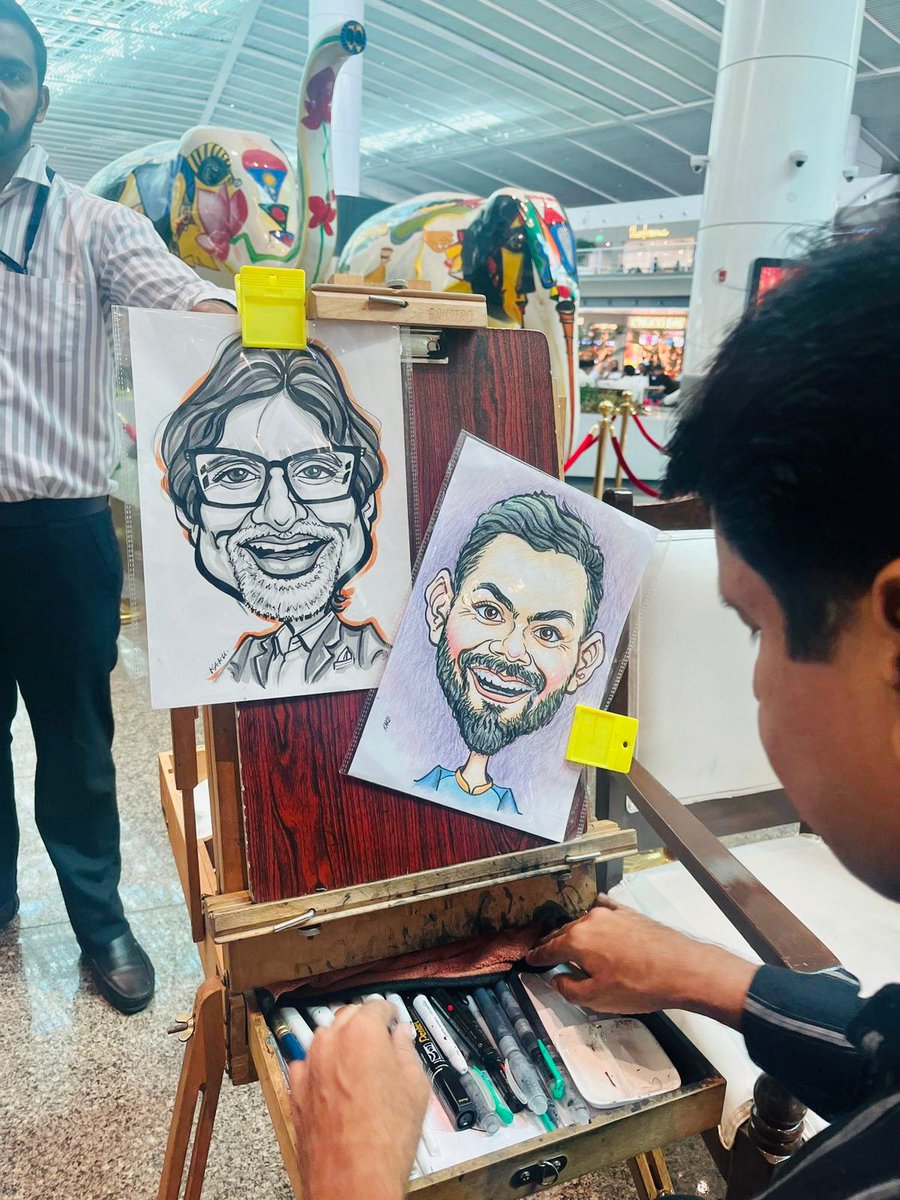 DelhiAirport's tweet image. Journey meets joy at #DelhiAirport Terminal 1 🌍💙
#DELVibes transforms T1 into a hub of curated experiences, soul-stirring music, and dance performances that make travel unforgettable.