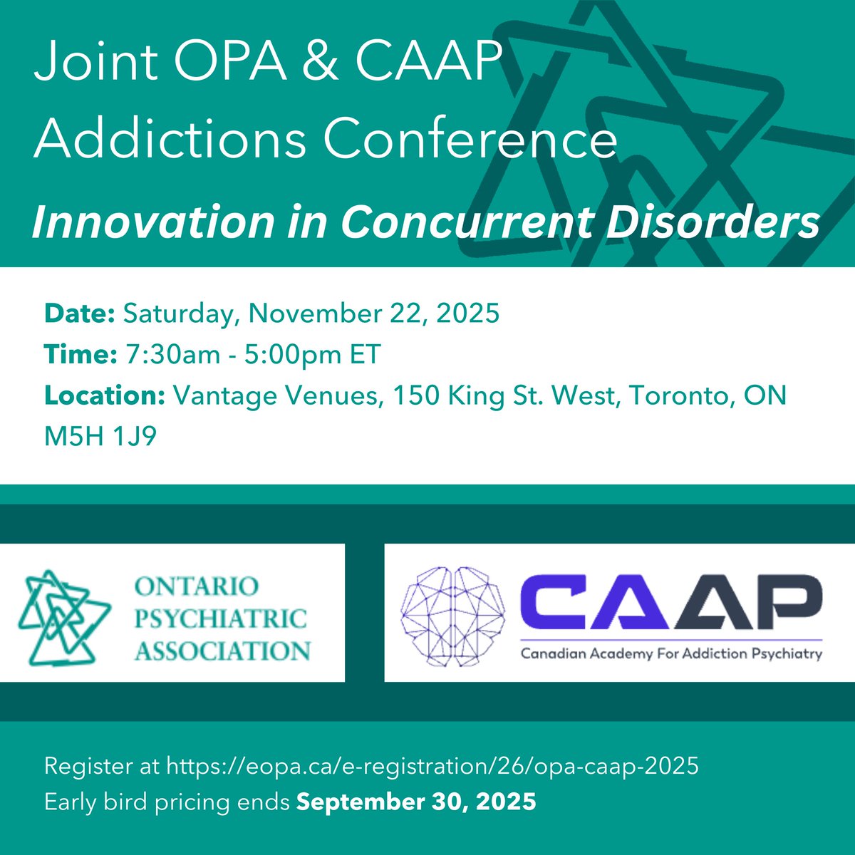 Ontario Psychiatric Association tweet media