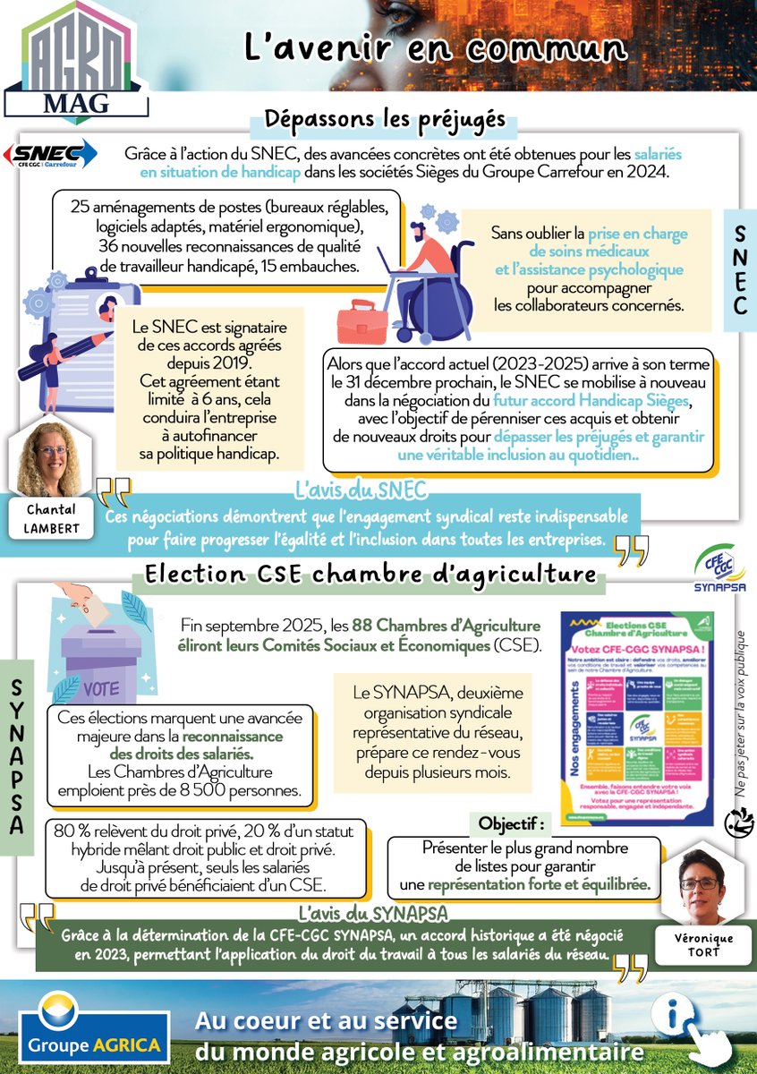 📢 Nouvel AgroMag disponible ! 

#Retraite progressive dès 60 ans, négociations salariales, inclusion #handicap, élections CSE historiques... L’actualité sociale du secteur décryptée en un clic !
🔗 calameo.com/read/006445172…