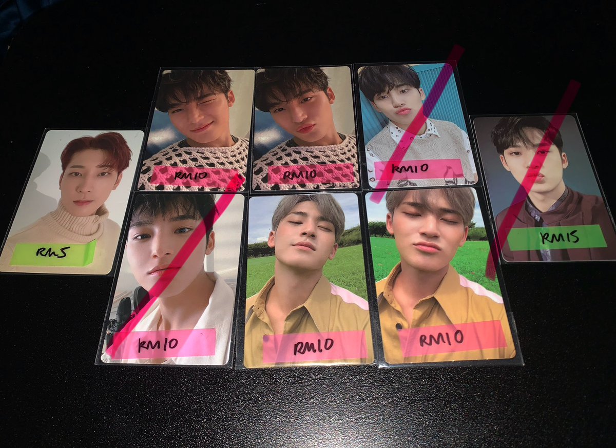 krwonwoos's tweet photo. [HELP RT]🇲🇾 WTT WTS WTB

WTS MINGYU &amp; WONWOO PC 

- all price shown in the pics
- the last pic 1st row is RM45/ea, 2nd row is RM50/ea
- must take min 2 pc out of all
- dm for more info and photo proof
- can nego if buy more

#pasarseventeen #pasarsvt #pasarseventeenmy #pasarsvtmy https://t.co/rERH9RU3CK