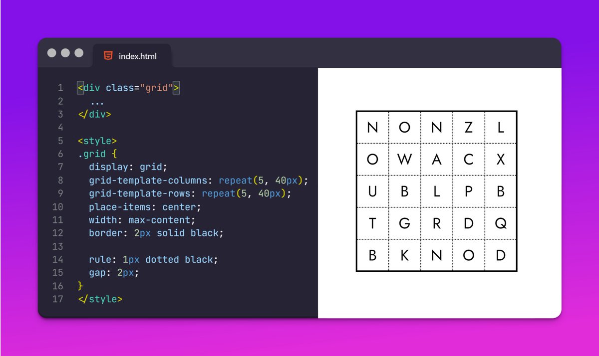 Una de las limitaciones de Flex y Grid era no poder colocar líneas divisorias a las celdas.

Con la nueva propiedad CSS `rule` de Decoration Gaps podemos crear esas decoraciones a los gaps de nuestro diseño:

✅ Propiedades `column-rule-*`
✅ Atajos `rule`

👇 Te la explico abajo
