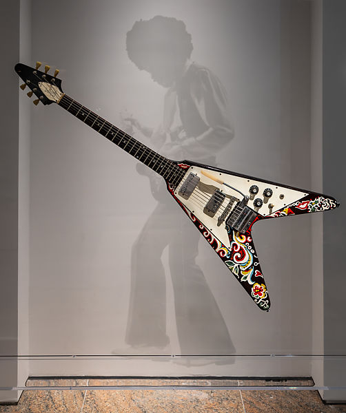 In Memoriam JIMI HENDRIX!!
(Nov 27, 1942 - Sept 18, 1970) 
Jimi Hendrix's hand painted 1967 Gibson Flying V "Love Drop"
#guitar #Gibson #FamousGuitars #JimiHendrix #FlyingVWednesday