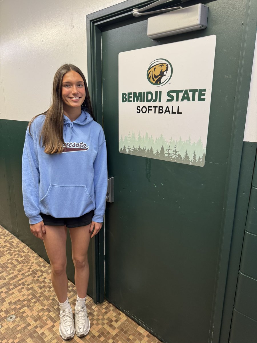 RubyDanielson23's tweet image. Thank you to @JPetersen23 and the Bemidji State University softball team for having me yesterday. I loved seeing campus and being able to practice with the team.