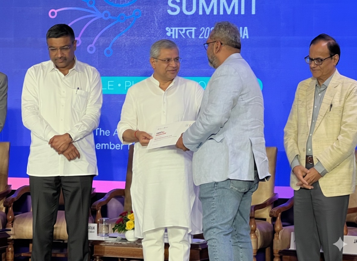 tech_mahindra's tweet image. @tech_mahindra is proud to be recognized by the Government of India as a key player in the prestigious IndiaAI Mision! As part of this mission, we will be building India’s foundation models under the #IndiaAI Mission.
This recognition was announced at a special event today in…