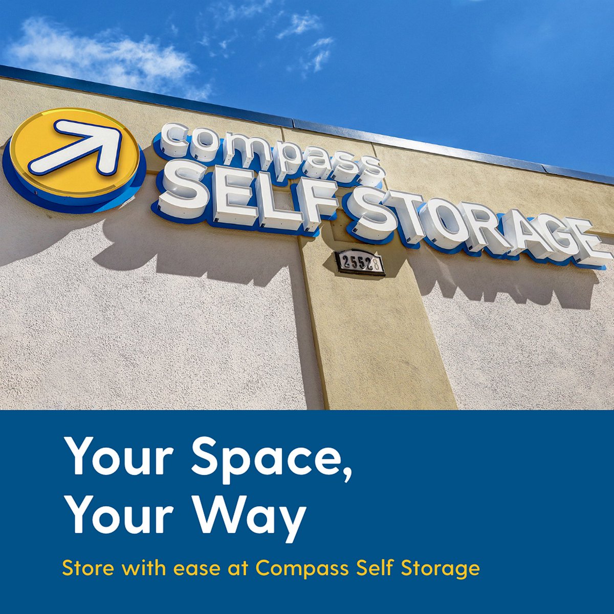 CompassStorage's tweet image. Make space your way with Compass Self Storage! 🗄️ Safe, simple, and ready when you need it. #StorageMadeEasy #CompassSelfStorage #StorageSolutions