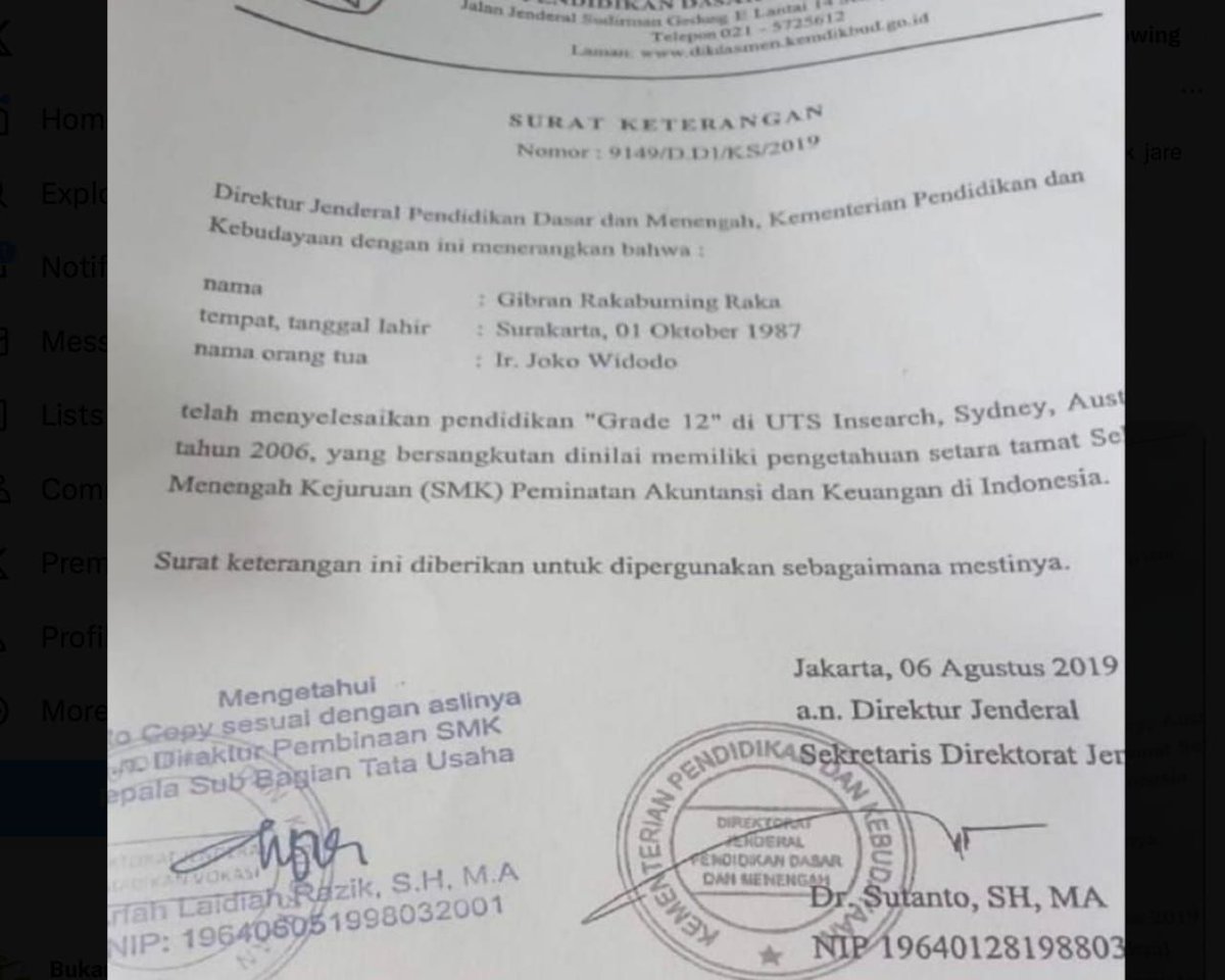 SianiparRismon's tweet image. MAKZULKAN GIBRAN! LULUS SMK KOK DARI UNIVERSITAS!

youtube.com/live/PWwTFbFRI…