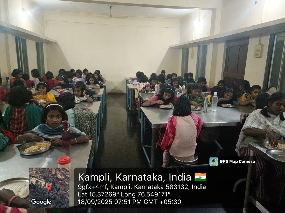 Dinner  #SocialAudit_SWDMeals #SocialWelfare_Karnataka