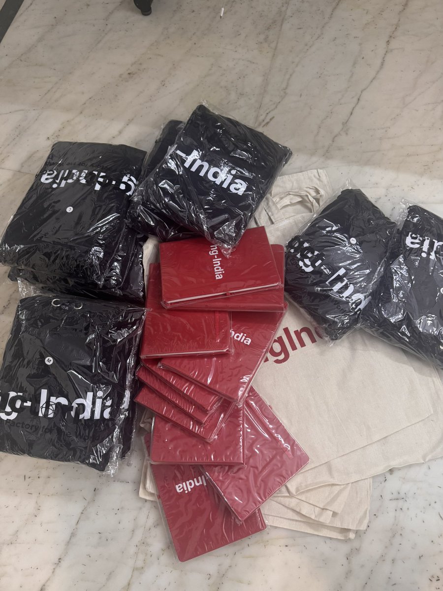 debug_mode's tweet image. Goodies for #ngIndia Chennai meet-up is packed ❤️
Do not miss opportunity to learn deep dive topics and chance to get #ngIndia hoodie or diary 📔
Details and RSVP here - nomadcoder.ai/event/8
See you on Saturday ❤️
#angular #ai #nomadcoder