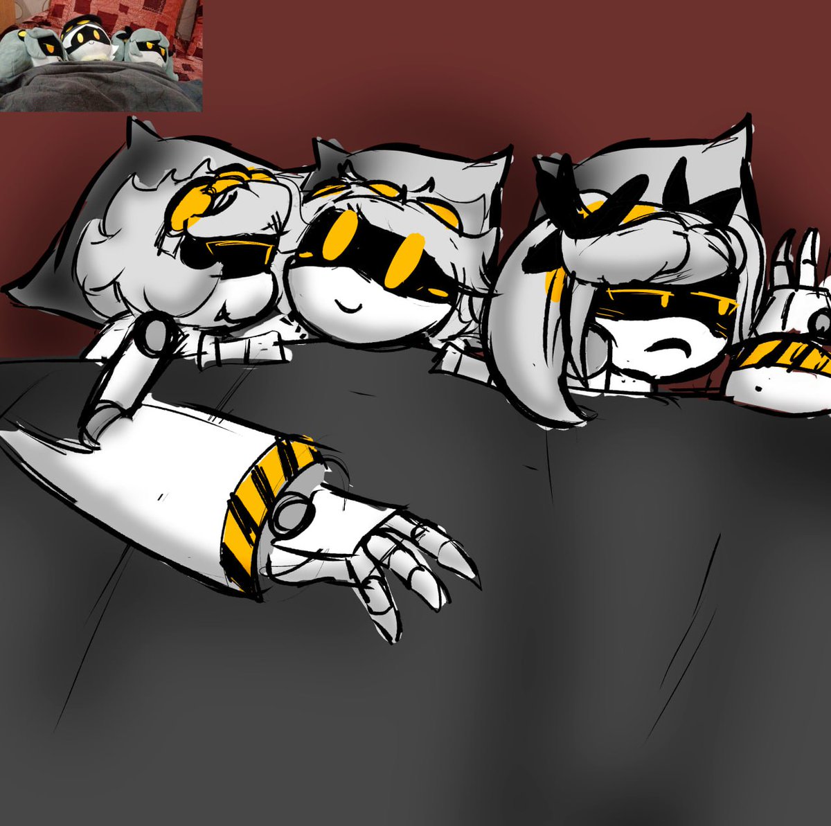 hellkutun's tweet photo. #Murderdrones #Nmurderdrones #Vmurderdrones #Jmutderdrones #Envy #Enjay #NxV #NxJSome more sketches on the three disassemblers https://t.co/j2NJSxM3XK