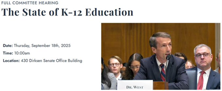 Glad to see the Senate discussing K-12 education live on the hill. My colleague <a href="/ProfMartyWest/">Martin West</a>
is testifying. help.senate.gov/hearings/the-s… <a href="/NAEP_NCES/">NAEP, The Nation's Report Card</a> <a href="/GovBoard/">The Governing Board</a>