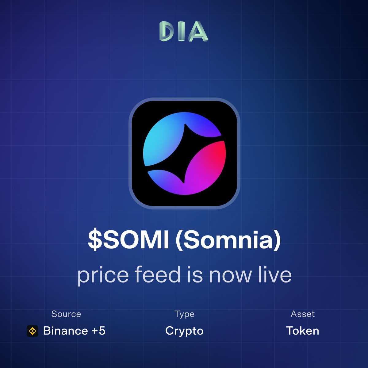 SOMI/USD price feed is live! Integrate with your app: