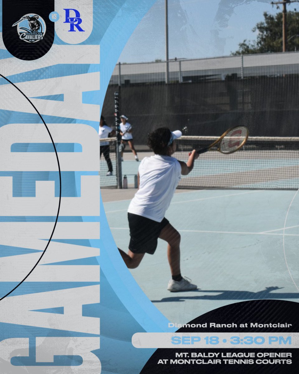 Montclair Women's Tennis opens up league play v. Diamond Ranch!  #bewareTHEclair