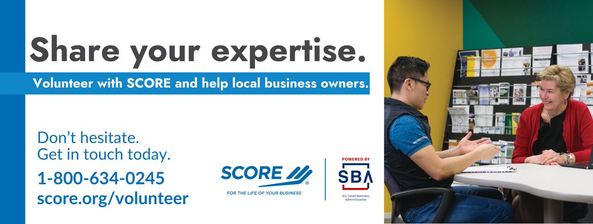Are you interested in giving back with your time, talent and knowledge? SCORE Kentuckiana is looking for volunteer mentors to work with small businesses and entrepreneurs in the area. 

score.org/kentuckiana