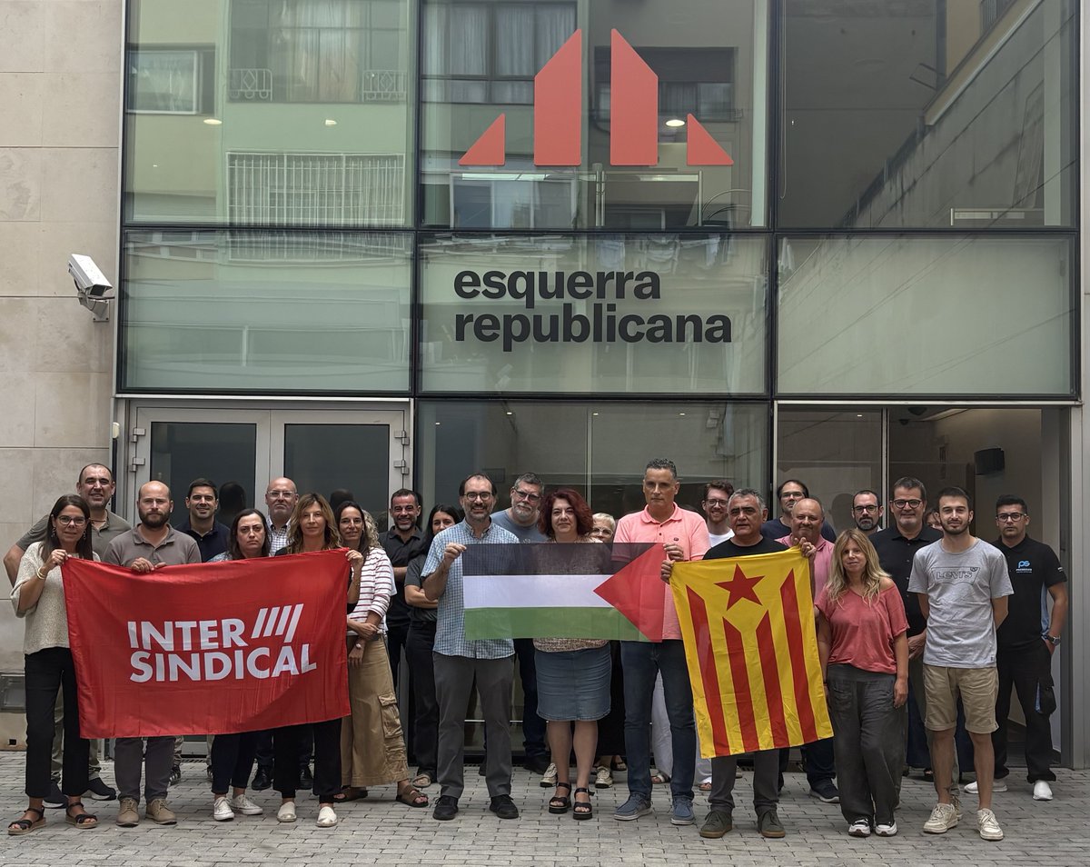 Treballadores i treballadors d'<a href="/Esquerra_ERC/">Esquerra Republicana</a> per #Palestina 🇵🇸

18-S Aturem el genocidi a Gaza!