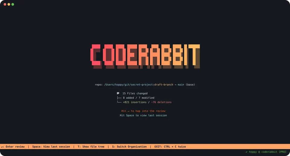 javarevisited's tweet photo. CodeRabbit: Free AI Code Reviews in CLI
https://t.co/ifrSTbU8l1 https://t.co/lYgpUvXOXF