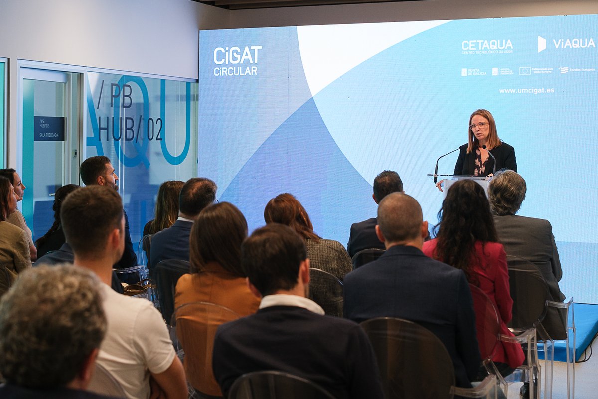 🙌 Tras 3 años de desarrollo, celebramos el evento final del proyecto #CIGATCircular, el Centro Mixto de Investigación coordinado por @VIAQUA (grupo #Veolia), y <a href="/CETAQUA/">Cetaqua</a>, en colaboración con la <a href="/axencia/">Axencia Galega de Innovación</a> (GAIN).

Este proyecto posiciona a #Galicia en la vanguardia de la