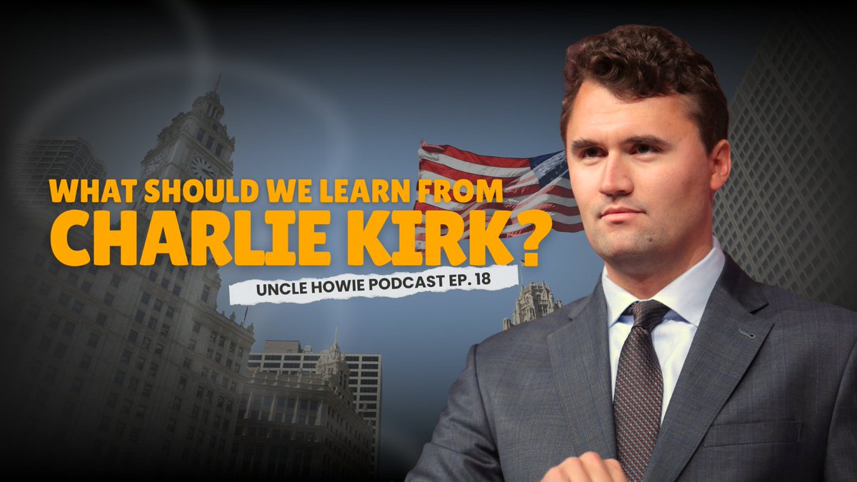 UncleHowiePod's tweet photo. Listen to "Our Response To The Tragic End of Charlie Kirk’s Life " by The Uncle Howie SHOW. https://t.co/XY85JsHGo8 https://t.co/6Q6xj8Uq4s