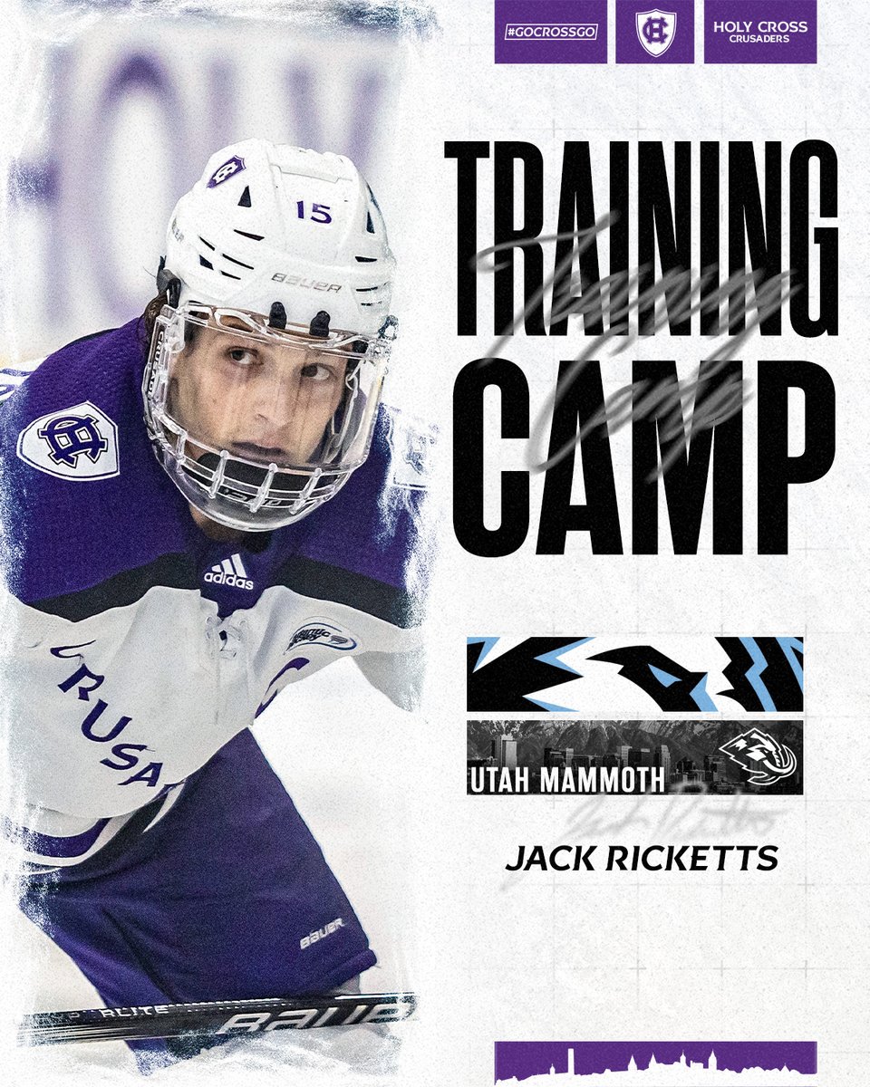 Good luck to <a href="/jackricketts19/">Jack Ricketts</a> '24 as he takes on <a href="/utahmammoth/">Utah Mammoth</a> Training Camp!

#GoCrossGo