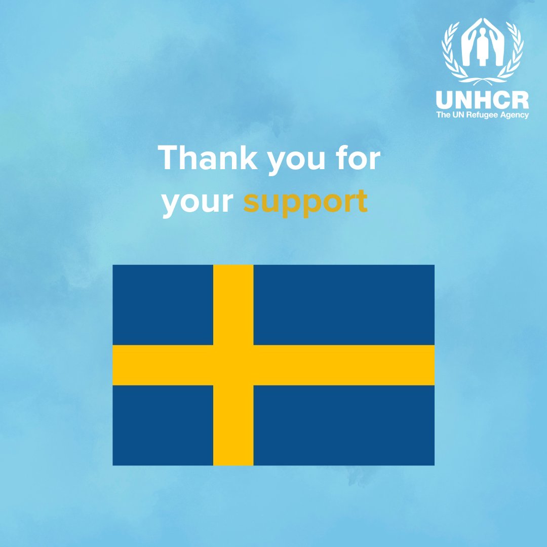 ✨The Swedish International Development Cooperation Agency @sida is supporting UNHCR across the MENA region, including 🇩🇿, to help refugees &amp; asylum-seekers access protection &amp; essential rights, while advancing durable solutions for displaced communities.
Thank you, Sweden 🇸🇪💙