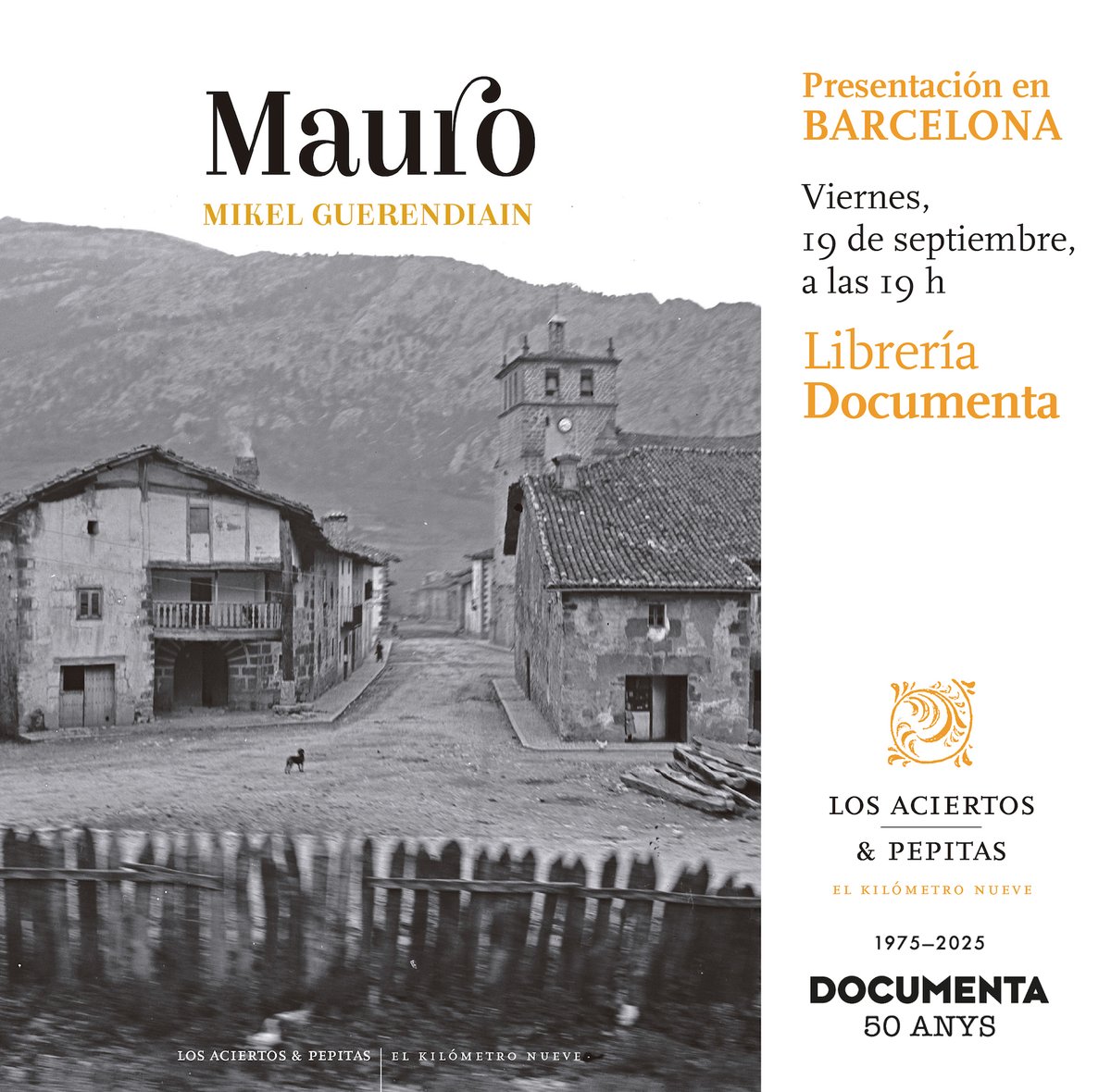 los_aciertos_ediciones (@los_aciertos) on Twitter photo 📢MAÑANA📢
#Presentación del libro «Mauro» en Barcelona:
🗓️Viernes, 19 de septiembre
⏱️19h.
📍 Llibreria Documenta
***
Mikel Guerendiain
Mauro
Coeditado con <a href="/pepitaseditora/">Pepitas editorial</a>
pepitas.net/libro/mauro 📢MAÑANA📢
#Presentación del libro «Mauro» en Barcelona:
🗓️Viernes, 19 de septiembre
⏱️19h.
📍 Llibreria Documenta
***
Mikel Guerendiain
Mauro
Coeditado con <a href="/pepitaseditora/">Pepitas editorial</a>
pepitas.net/libro/mauro