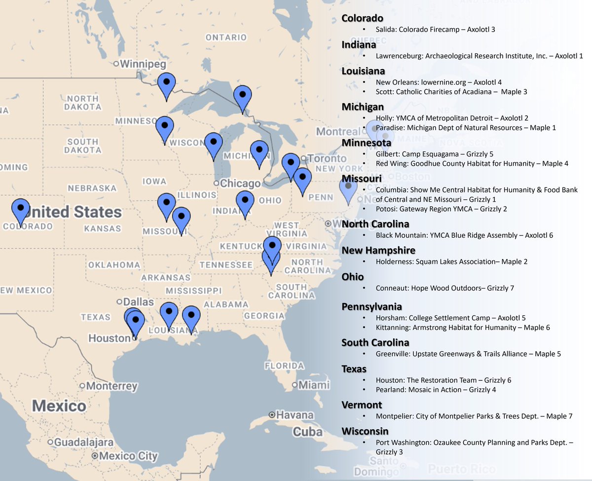 Congratulations to all 1️⃣8️⃣3️⃣ <a href="/AmeriCorpsNCCC/">AmeriCorps NCCC</a> members inducted earlier this week, who hit the road to strengthen communities across the country. Know a young adult looking to grow their leadership skills and be connected to their purpose? Encourage #service with <a href="/AmeriCorps/">AmeriCorps</a> NCCC.