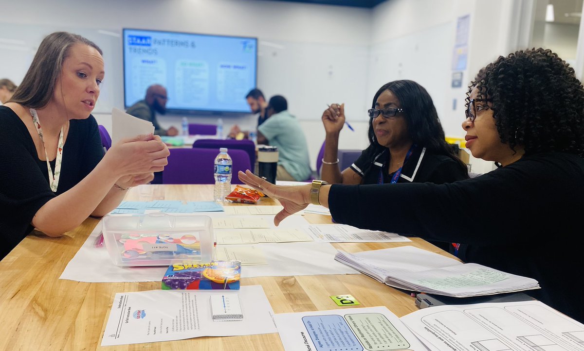 HumbleISD_PL's tweet image. 6th grade Math teachers spend time analyzing standards and assessment items to prepare for an upcoming unit …  @Humble_2ndMath