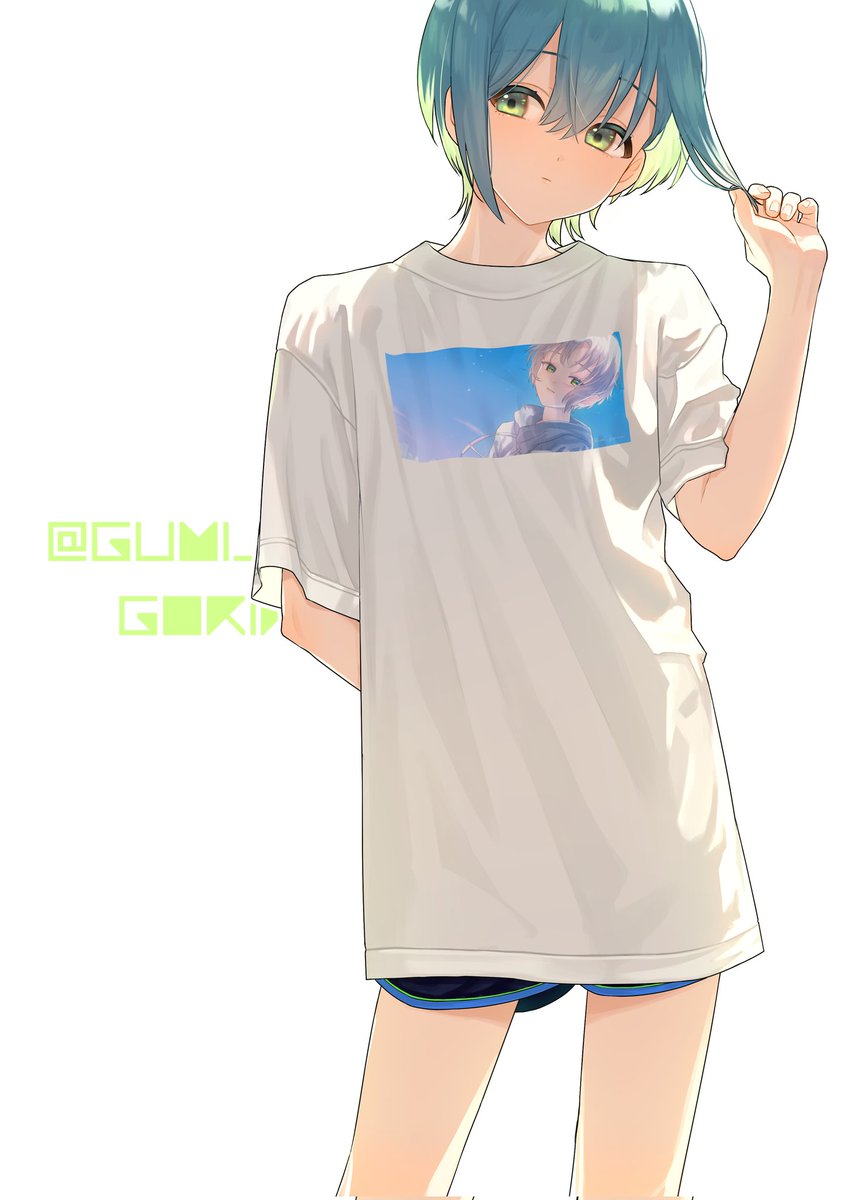 Tシャツの男の子の絵、こっちのバージョンも好きだな