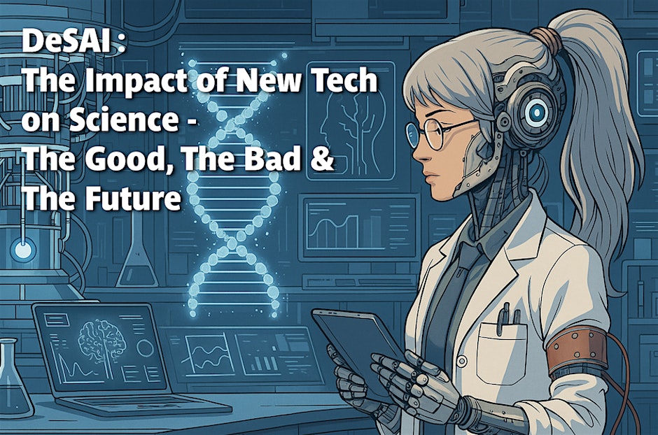 TheUnjournaling's tweet photo. The future of science is not one dimensional.

TradSci + DeSci = @praxsci 

The best way to predict the future is to create it.

Coming Oct 2nd, Pittsburgh (Birthplace of AI) - then everywhere https://t.co/pC2Wv9eNOc