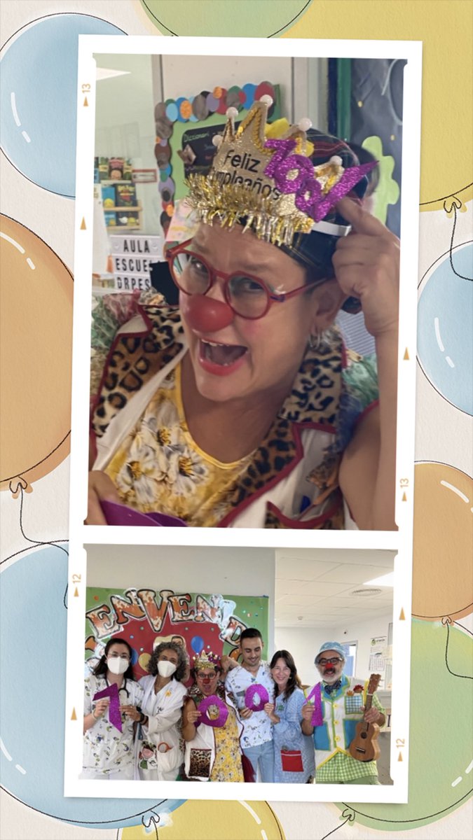 Hoy en #pediapeset de ⁦<a href="/GVADrPeset/">DS Doctor Peset</a>⁩ hemos celebrado los 1001 día de Benicilina de ⁦<a href="/payasospital/">Payasospital</a>⁩ , 1001 días de atenciones a los niños y niñas hospitalizados a sus familias y a todos los que compartimos su trabajo… por muchos días más 🥰