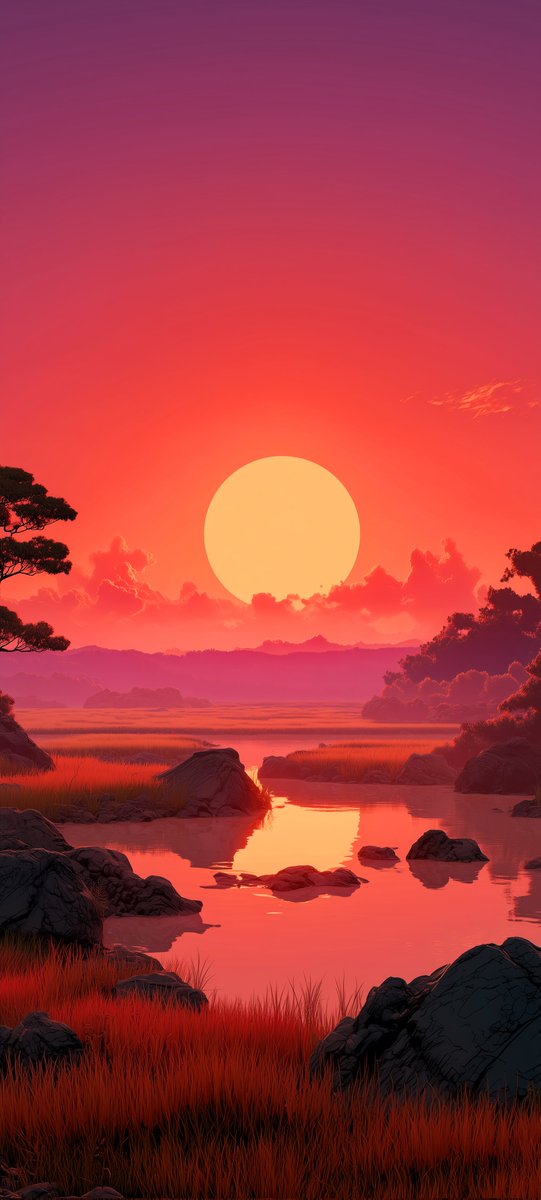 A Beautiful Sunset Wall for you ❤️ 

Enjoy!!