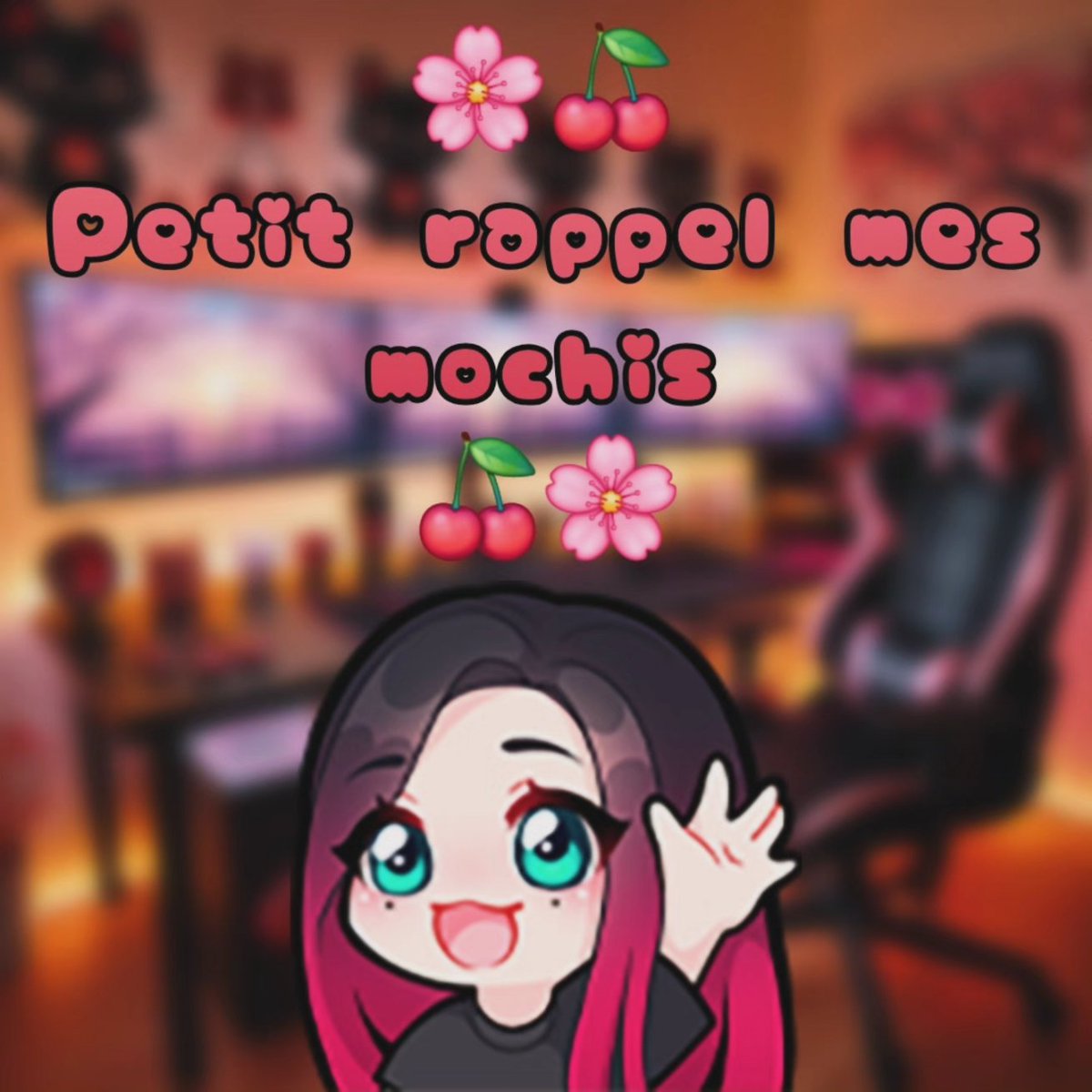 NiniCherryPop's tweet image. Je remet ça ~ 🍒🌸
#StreamingCommunity