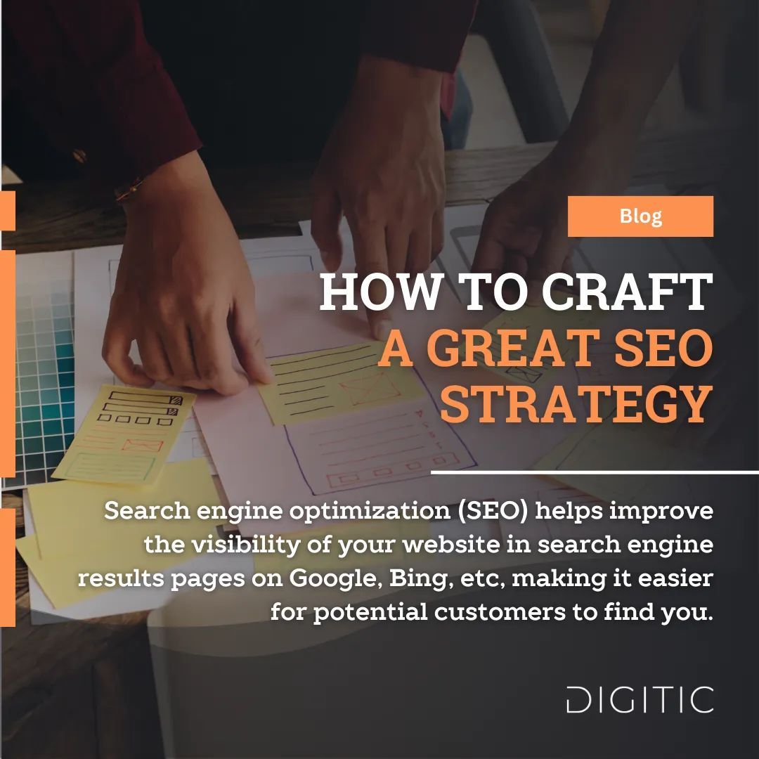 DigiticSEO's tweet image. A strong SEO strategy begins with someone experienced in successful campaigns, simplifying the framework and much of the work. For deeper insight into crafting one, explore common tactics and key steps. 

Learn more here: buff.ly/44GcMYK 

#Digitic #SEO #DigitalMarketing