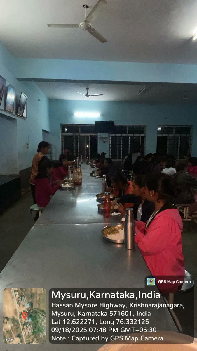 Dinner #SocialAudit_SWDMeals #SocialWelfare_Karnataka