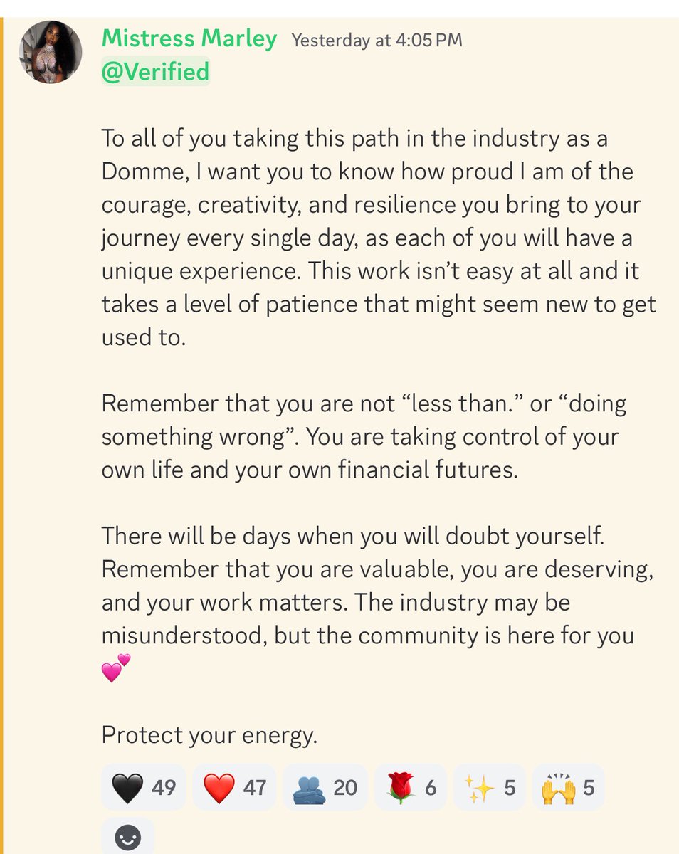 I posted this for my Patreon students but I think it applies to us all in the community. 🫶🏾