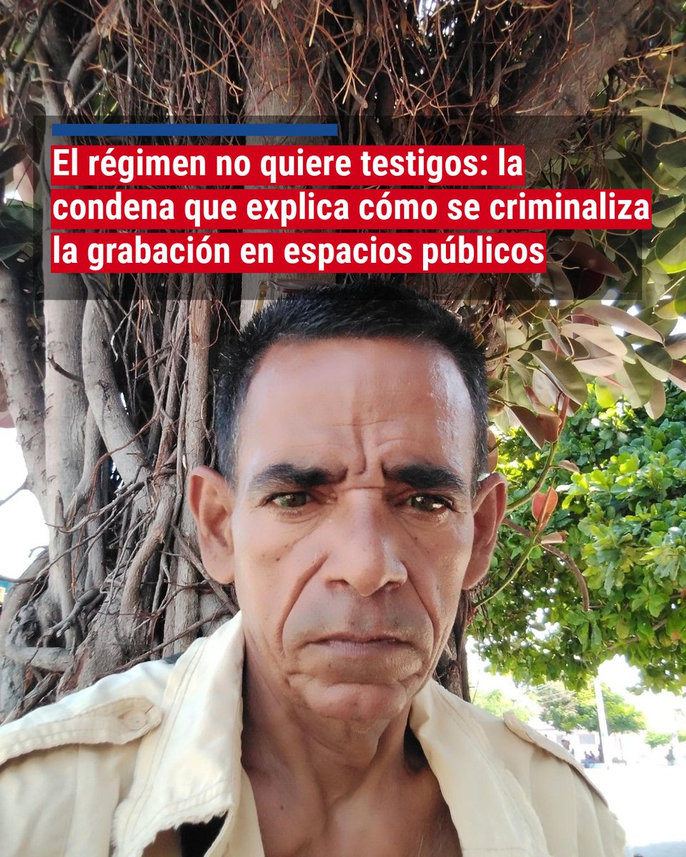 📹 Grabar una cola no es un delito. Pero en Cuba puede costarte la libertad.

Julio César Duque de Estrada Ferrer, de 56 años, acaba de ser condenado a cuatro años y medio de prisión en Santiago de Cuba. ¿Su “crimen”? Filmar con su celular una larguísima fila de vecinos esperando