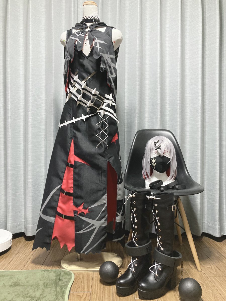 まのさばこと魔法少女ノ魔女裁判より紫藤アリサちゃんの衣装完成しま