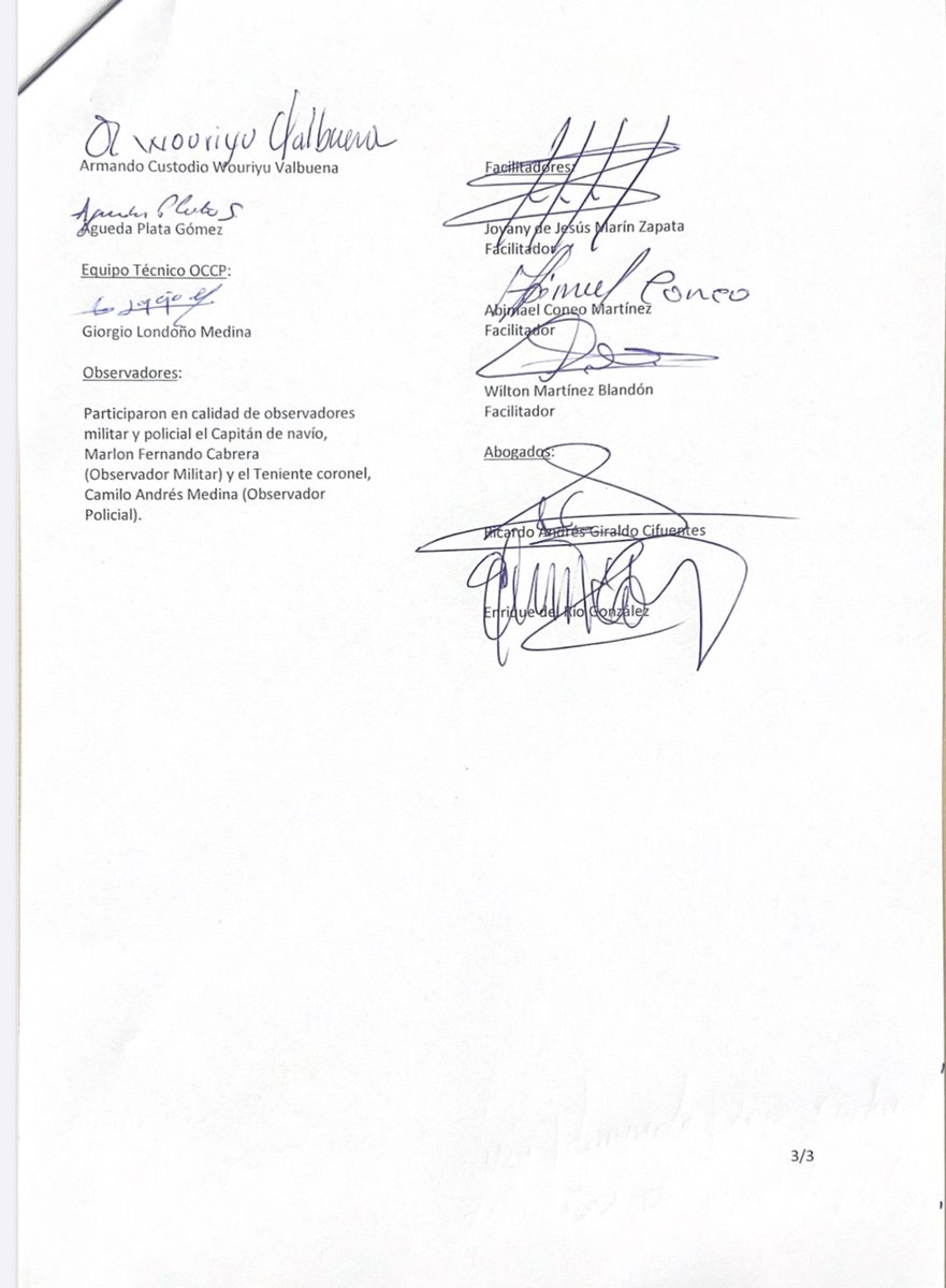 #ATENCIÓN Se conocen los primeros puntos en medio de las conversaciones entre el Gobierno Nacional y el autodenominado Ejército Gaitanista de Colombia, más conocido como el Clan del Golfo. Desde Doha, capital del Estado de Qatar, los grupos de han definido:

En el ámbito