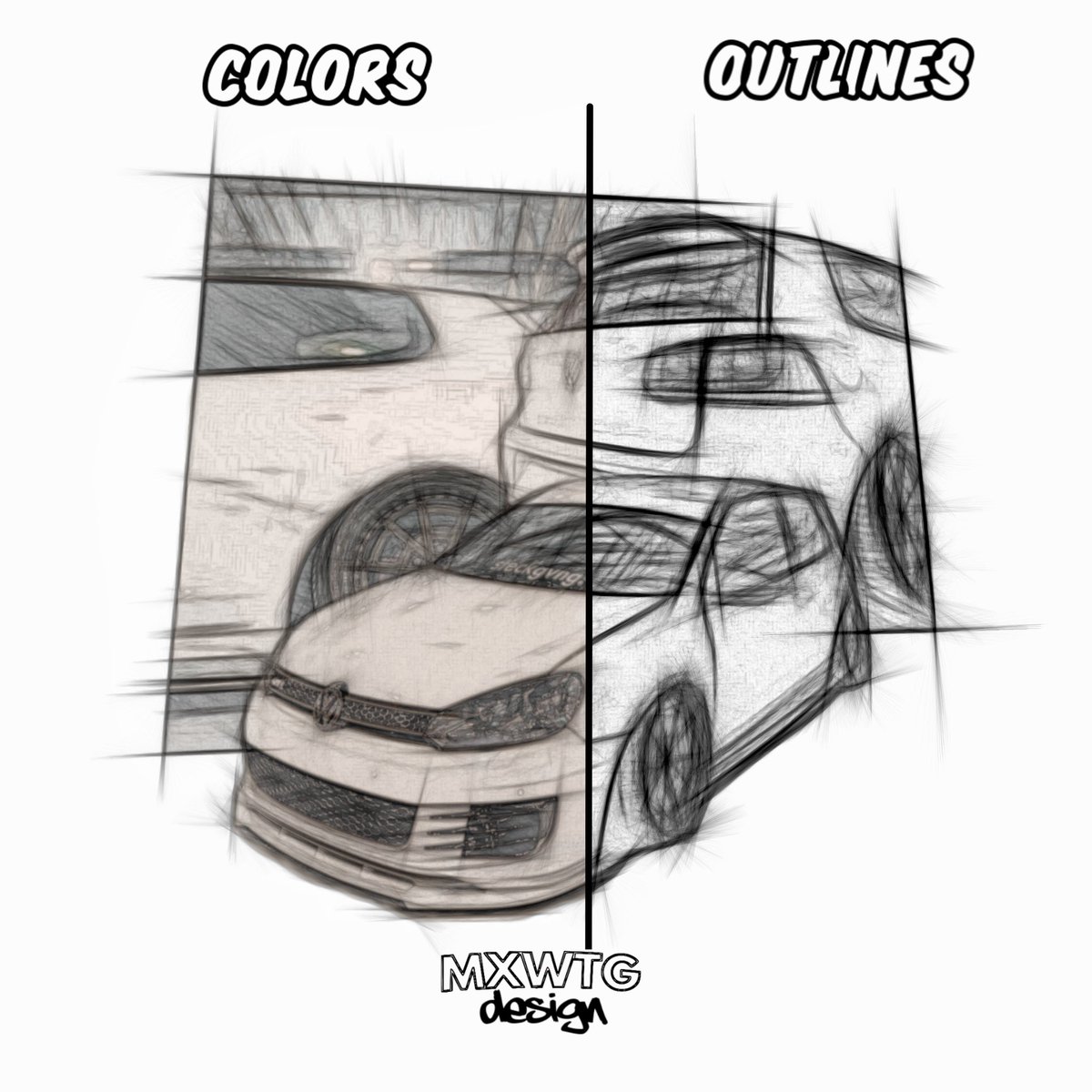 _MXWTG_'s tweet photo. Sketch Design VW Golf MK6
Owner @moritz.mk6
Du möchtest auch ein Sketch-Design? Dann PN an @mxwtg_clothing 😎
#art #artwork #mxwtg #mxwtg_clothing #zeichnung #digitalart #design #artist #graphicdesign #grafikdesign #sketch #vw #volkswagen #vwgolf6 #golf6 #golfmk6 #vwgolfmk6 https://t.co/Gbly4yuYAT