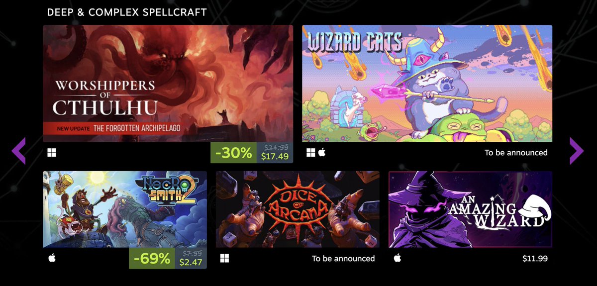 We’re live on Wonders of Wizardry 2025🪄🧙‍♂️✨

store.steampowered.com/publisher/thep…