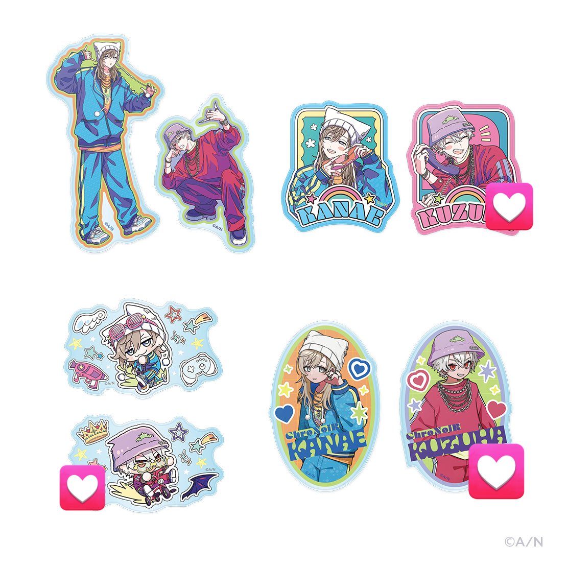ngtk_16's tweet photo. 【交換】にじさんじ ChroNoiR くろのわ Choose your favorite 
特典ポストカード　アクリルステッカー

譲▶︎画像1枚目

求▶︎画像2、3枚目の💟マーク

9月21日イベント会場、時間により都内手渡し希望。
お日にちお時間合う方おりましたらお気軽にお声掛け下さい。
（海老名、本厚木付近日時相談） https://t.co/HzXpc7bpKd
